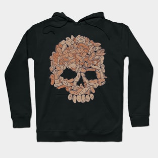 Peanut Allergy - Nut Skull - Death Symbol Hoodie